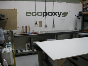 Picture of Ecopoxy Workstation in the fablab